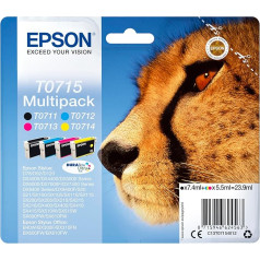 Epson Cartucho MultiPack T0715, melns