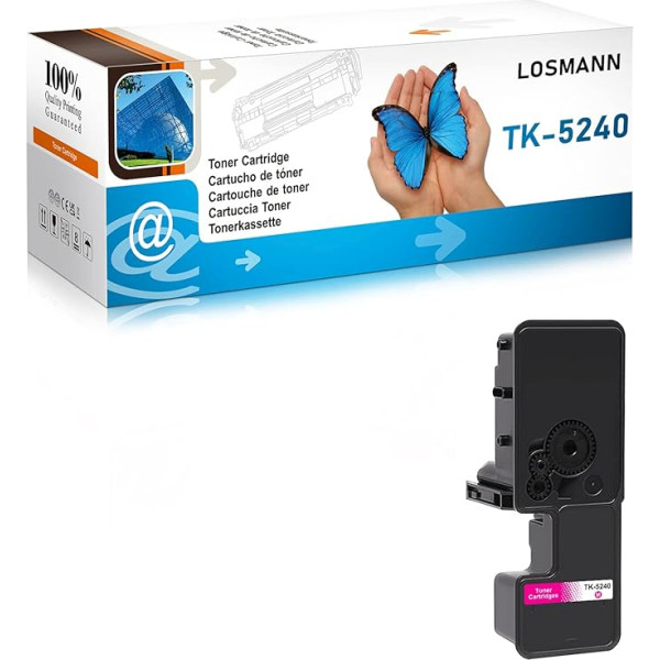 LOSMANN TK-5240 purpurinės spalvos tonerio kasetė, suderinama su 