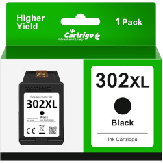 CARTRIGO 302XL Black Remanufactured Ink Cartridges for HP 302XL for Cartridge 302 XL for 1110 2130 3630 3632 3634 3636 3639 4520 4524 4525 4526 4528 3830 3830 38 31 38 33 EU