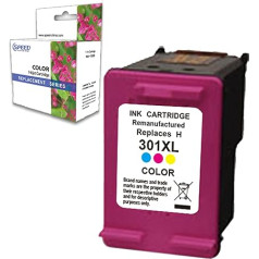 Tintes kasetne, kas saderīga ar HP 301 XL Colour Deskjet 1050 2050 2050 1000