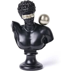 NENBOLEC moderni skulptūra statula graikų biusto dekoro figūrėlės Abstract Arts Svetainės menas Poliresin juoda dovana 36 cm