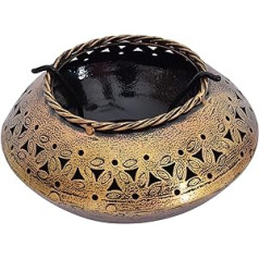 Metal candle holder (bowl shape)