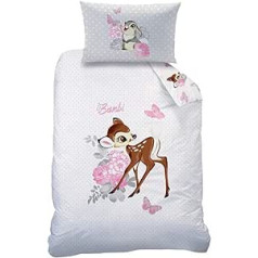 Bambi Baby grozāmā gultas veļa Disney 100 x 135 cm 100% kokvilna