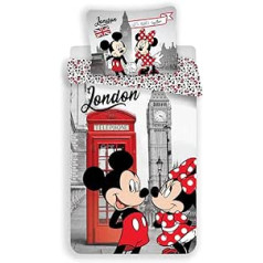 Mickey & Minnie London - Bērnu gultas piederumi - Segas pārvalks