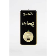 MYIONZ PRO portatīvais gaisa attīrītājs, uzlādējams jonizators tīram un veselīgam gaisam ar 20 miljoniem negatīvo jonu uz cm3