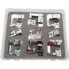 CKPSMS 9 x Assorted Size Sewing Machine Presser Foot #KP-19050