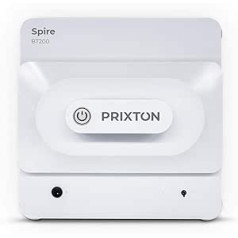 PRIXTON — logu tīrītājs Spire BT200 — elektrisks logu tīrīšanas robots — tīra brilles ar viedām tīrīšanas programmām — automātiski ar tālvadības pulti, izmantojot lietotni