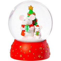 Sass & Belle Christmas Mouse Snow Globe