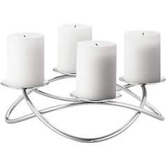 Georg Jensen Candle Holder Season Silver (Large)