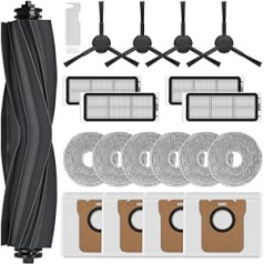 SpeHiate aksesuārs Dreame L20 Ultra, Dreame L20 Ultra rezerves komplekts ar 1 galveno suku, 6 tīrīšanas spilventiņiem, 4 putekļu maisiņiem, 4 HEPA filtriem, 4 sānu birstēm
