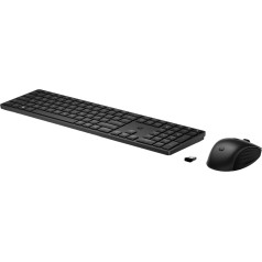 Tastatūra + pele hp 650 bezvadu tastatūras un peles kombinācija melna 4r013aa