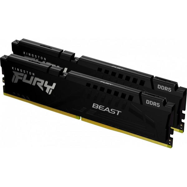 Atmiņa ddr5 fury beast black 64gb(2*32gb)/5200 cl40