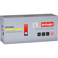 Effiki Activejet atk-5230yn toneris (rezerves kyocera tk-5230y; augstākais; 2200 lappuses; dzeltens)