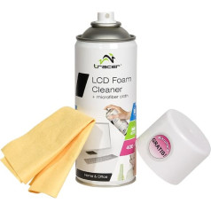 Tracer 42106 LCD Foam Cleaner + Microfiber Cloth 400ml