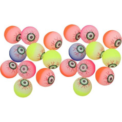 BESPORTBLE 30 gab. 32 mm Helovīna bumbiņas Bouncy Balls Scary Eye Balls Helovīna ballīšu piederumi (nejauša krāsa) Ziemassvētku rotājumi Helovīns, Ziemassvētku rotājumi