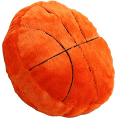 TRYTUTRY Basketbola spilvens Pūkains mīksts basketbola spilvens guļamistabas dekorēšanai Lieliska dāvana basketbola cienītājiem 45x45cm