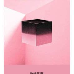 GENIE MUSIC Blackpink Square Up The 1st Mini Album [Rozā versija] CD+Fotogrāmata+Renticular Lyrics Book+Fotokartīte+Fotokartīte+Selfie Photocard+(Extra Blackpink 5 fotokartītes+Kravas spogulis)