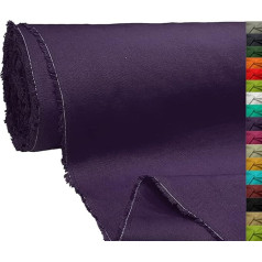 A-Express 100% kokvilnas audums audekls audekls auduma auduma materiāls auduma aizkari Bag 145 cm 57 collas plats 250 GSM pārdod metrā - 2 metri 200 cm x 145 cm Purple