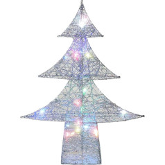 Christmas Concepts® 40cm LED gaisma ar mainīgām krāsām rotangpalmas eglīte - Ziemassvētku rotājums