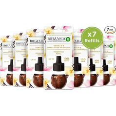 Air Wick Botanica Vanilla & Himalaya Magnolia Refill Pack smaržīgo eļļu iepakojums elektriskās rozetes difuzoram (7 x 19 ml)