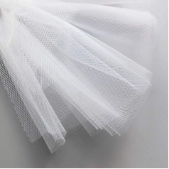 TFG 3M Long Mesh Veil Tutu audums 150 cm plats kāzu dzimšanas dienas svinībām Dressmaking Dancewear Bridal apdares amatniecība