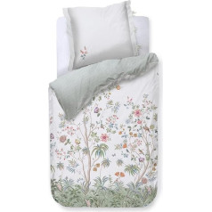 PIP Studio Percale spilvena pārvalks vienvietīgs The Paradise Krāsa balta Izmērs 80 x 80 cm