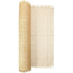 Remorui 1 rullis dabīgā rotangpalmas troses tīrīšanas projektiem Rattan Mesh Burr Free 45cm