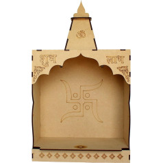 eSplanade DIY MDF Temple Puja Mandir Temple for Home Shop Office | Build Your Own Mandir | Pooja Item