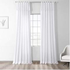 HPD Half Price Drapes PRCT-S19B-108-TT Vienpaneļa aizkars no kokvilnas 50 x 108 cm Balts