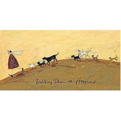 Sam Toft Walking Down To Happiness Drukāt uz audekla 30 x 60 cm