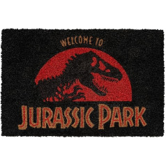 Grupo Erik Jurassic Park Coconut Mat Door Mat 40 x 60 cm Durvju paklājs Funny Door Mat Indoor Jurassic Park Merchandise