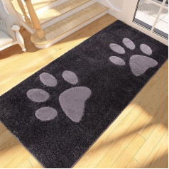 FCSDETAIL Dirt Trapper Mat Indoor 80 x 178 cm, mazgājams ieejas paklājs, absorbējošs suņu paklājs, iekštelpu paklājs virtuvei, gaitenim, ieejai, mājdzīvniekiem