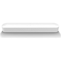 Sonos Beam (2. paaudzes) viedā skaņu josla televizoram, mūzikai un daudz kam citam (balta)