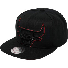 Mitchell & Ness BH72Q2 Snapback cepure Chicago Bulls Black