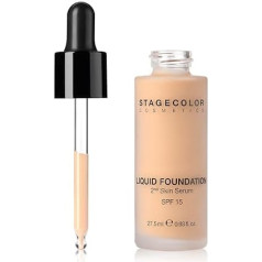 Stagecolor Cosmetics Flüssig Make Up Liquid Foundation mit LSF 15 27,5 ml - deckende Grundierung für einen flawless Teint - Olive Beige