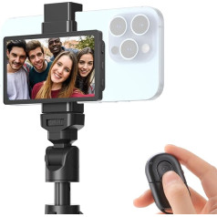 King Ma Mini Vlog Selfie Screen Compatible iPhones, Smartphone Magnetic Selfie Flip Screen Mirror, Over Rear Camera Screen, Suitable for Vlogging Live Streaming TikTok Video Recording