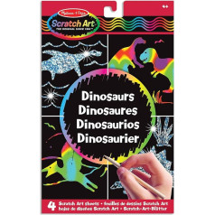 Melissa & Doug Scratch Magic Draw and Learn Dinozaurs