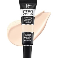 IT Cosmetics, Bye Bye Bye Under Eye Concealer, ūdensnoturīgs, bagātināts ar peptīdiem, kolagēnu un hialuronskābi, 12 ml, gaišs 10,5