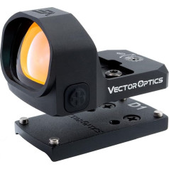 Vector Optics sarkanā punkta viziera komplekts 3 MOA Glock pistoles sarkanā punkta vizieris Red Dot Visor Red Dot Visor Reflex Visor 1 x 20 x 28 Red Dot Frenzy X