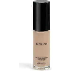 Inglot Foundation | Perfekts un dabīgs pārklājums | Ilgnoturīga noturība | Gluda un matēta finiša krāsa | Gaišs sejas tonis | AMC Cream Foundation | 30 ml LC101