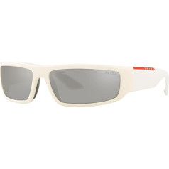 Ray-Ban Herren 0PS 02US Sonnenbrille, Weiß (White/Grey), 64