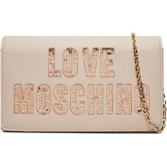 Love Moschino Sieviešu plecu somiņa, ziloņkaula krāsā