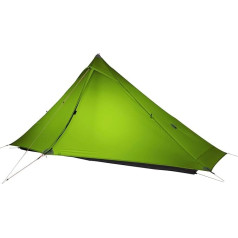 Telomat 3FULGEAR Lanshan1 Pro Outdoor Ultraleichtes Campingzelt für 1 Person 3/4 Saison Professionelles 20D Nylon Doppelseitiges Silikonzelt Camping Trekking Kajak Klettern Wandern