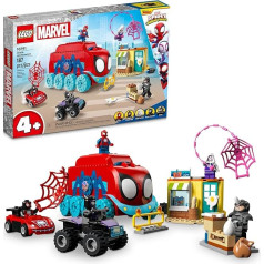 Lego 10791 Lego 10791 Marvel komandas Spideja mobilā štāba būvēšanas komplekts ar Milesa Moralesa un Melnās Panteras minifigūriņām, sērija 