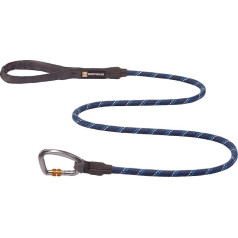 RUFFWEAR Knot-a-Leash atstarojoša virve su karabīnes āķītim, 1,5 m, 11 mm bieza, Blue Moon