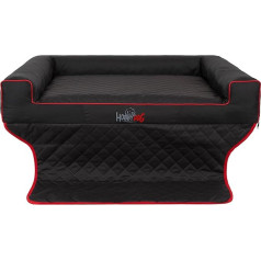 Hobbydog R2 VITCZA4 Viki Trunk Das Lager/Bett, Die Couch für einen Hund Zum Kofferraum, 100 x 80 cm, L, schwarz