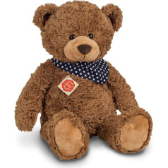 Teddy Hermann 91363 Teddy lācēns 48 cm ar zvaigžņu šalli, rotaļlieta, plīša rotaļlieta