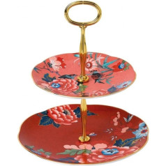 Wedgwood Paeonia Blush Cake Stand, 23,5 cm, korallis