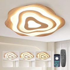 SUCIKORIO LED griestu gaisma ar tālvadības pulti, 50 cm moderns LED griestu apgaismojums viesistabai 48 W dzīvojamās istabas lampa 2700 K - 6500 K guļamistabas lampas griesti ar lietotni guļamistabai, virtuvei, gaitenim,