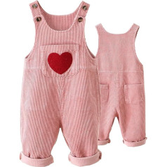 Laimingas Cherry Kūdikių Dungarees Berniukai Mergaitės velvetinis Dungarees Toddler Reguliuojamos petnešos Dungarees velvetinis Newborn rankovių vieno gabalo Romper apskritai 70-120